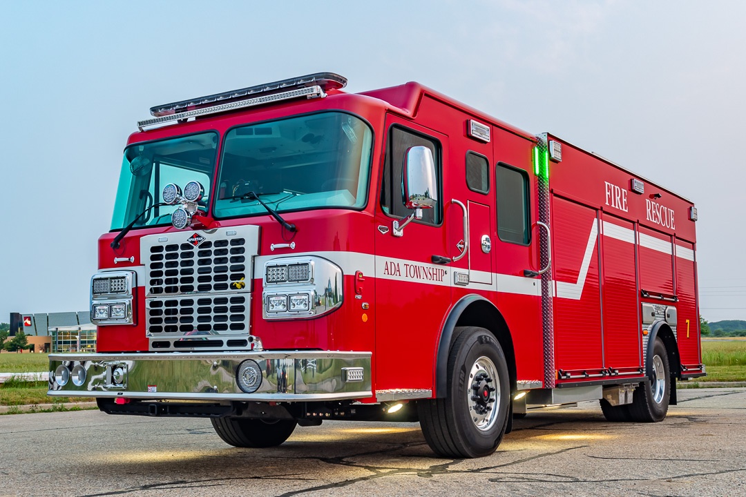 View truck: Ada Township Fire Department, MI - Spencer Fire Trucks