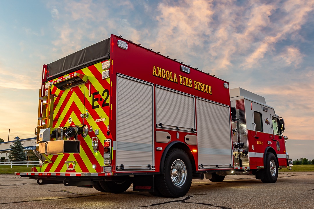 View truck: Angola Fire Department, IN - Spencer Fire Trucks