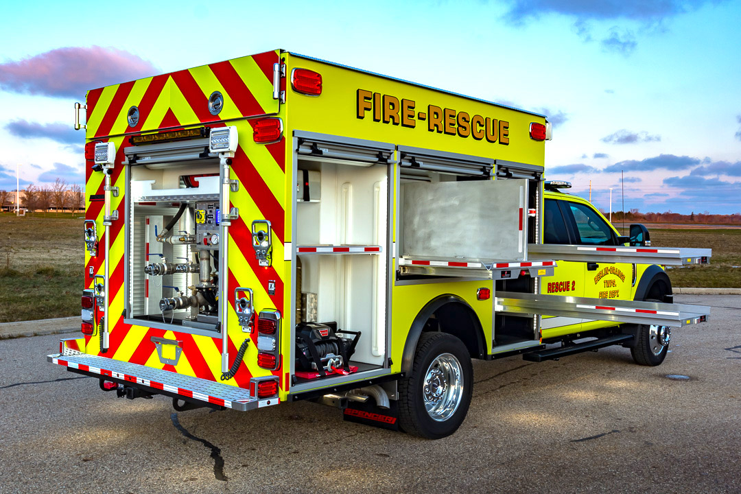 View truck: Berlin-Orange Township Fire Dept, MI - Spencer Fire Trucks