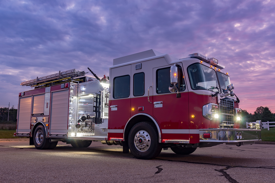 View truck: City of Rochester Fire Department, IN - Spencer Fire Trucks