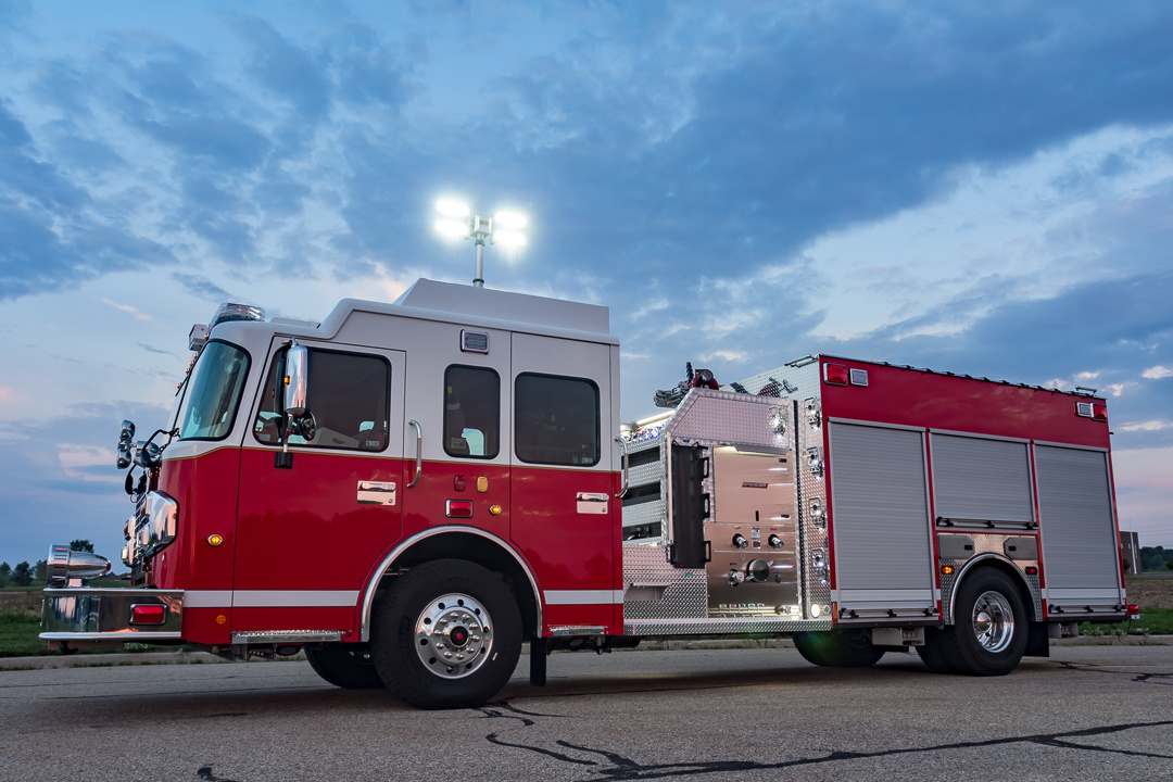 View truck: City of Rochester Fire Department, IN - Spencer Fire Trucks