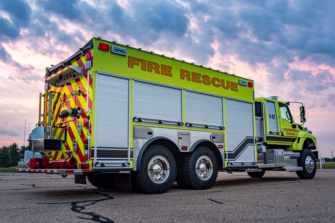 View truck: Clearwater Township, MI - Spencer Fire Trucks