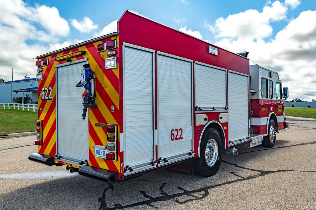 View truck: Egelston Twp. Fire Department, MI - Spencer Fire Trucks