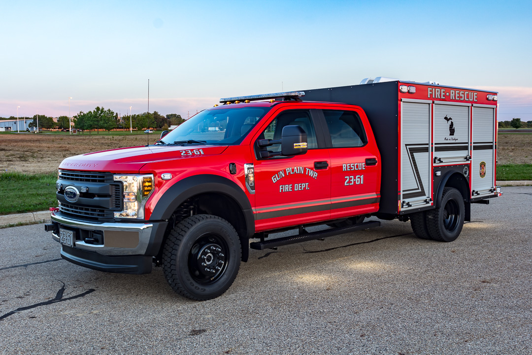 View Truck: Gun Plain Twp. Fire Department, MI - Spencer Fire Trucks