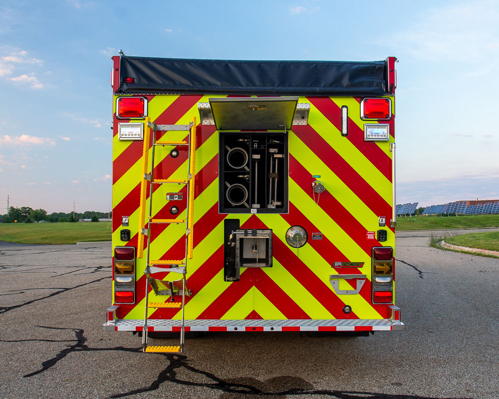 View truck: Henrietta Twp. Fire Department, MI - Spencer Fire Trucks