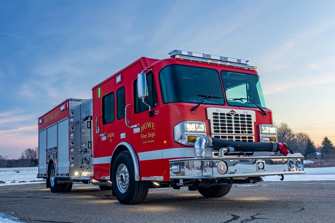 View truck: Howe Fire Department, IN - Spencer Fire Trucks