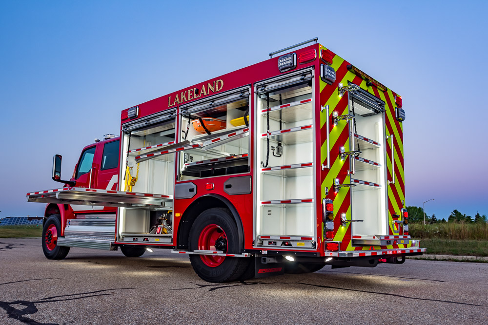 View truck: Lakeland Fire Department, MI - Spencer Fire Trucks