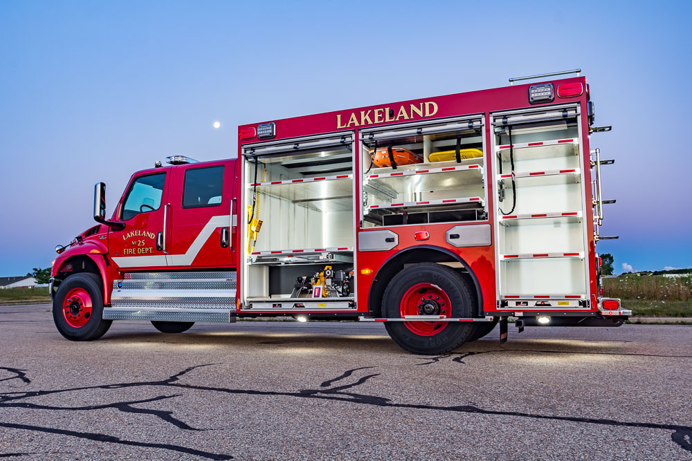 View truck: Lakeland Fire Department, MI - Spencer Fire Trucks