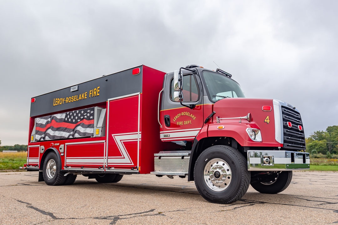 View truck: Leroy-Rose Lake FD, MI - Spencer Fire Trucks