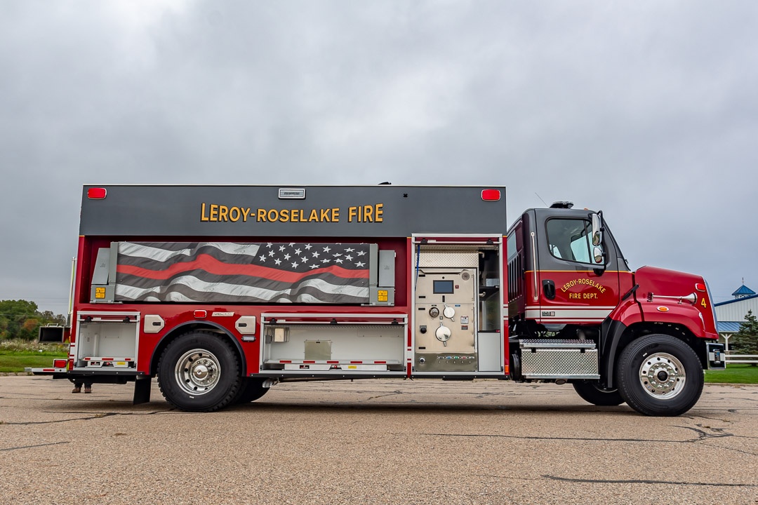 View truck: Leroy-Rose Lake FD, MI - Spencer Fire Trucks