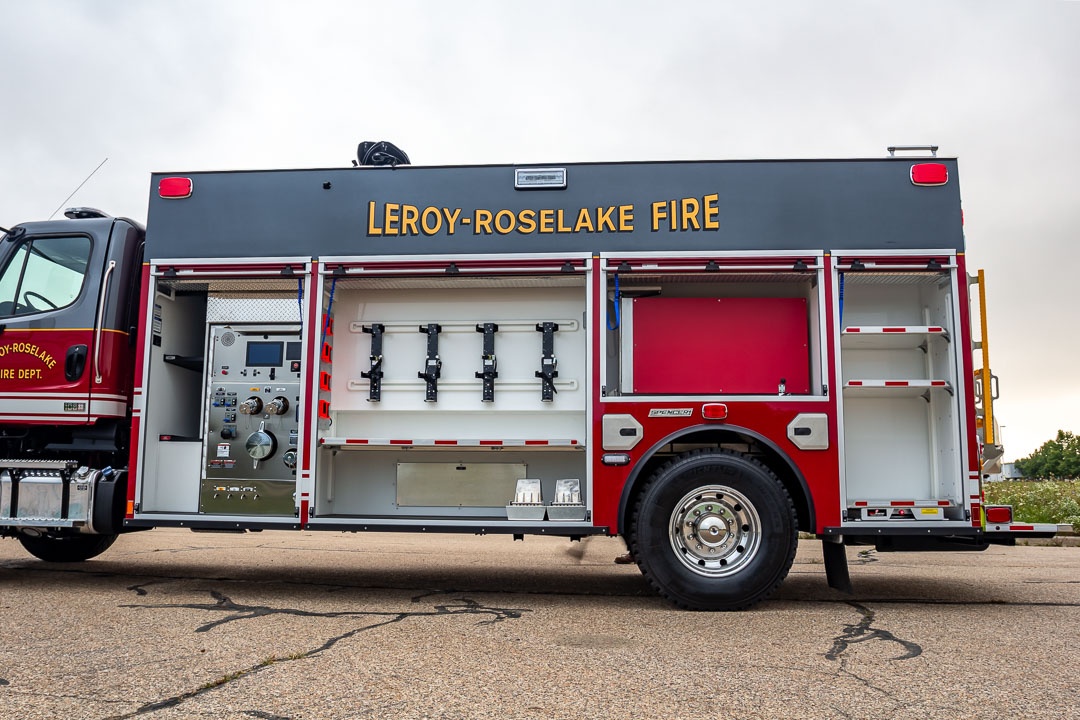 View truck: Leroy-Rose Lake FD, MI - Spencer Fire Trucks