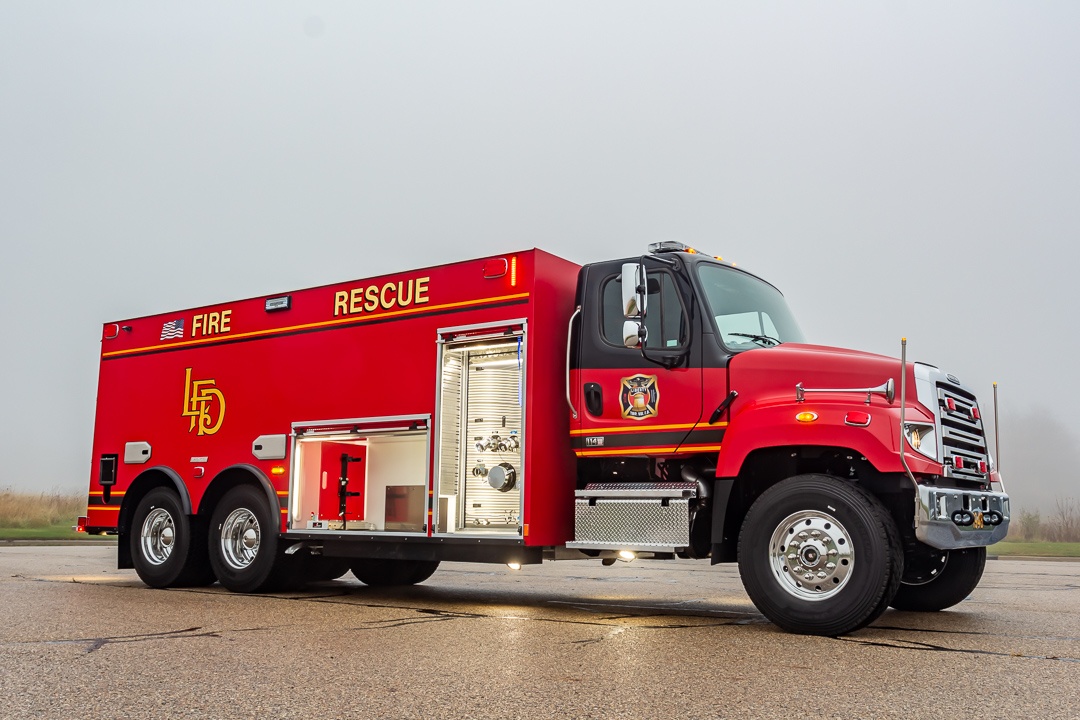 View truck: Liberty Township FD, IN - Spencer Fire Trucks