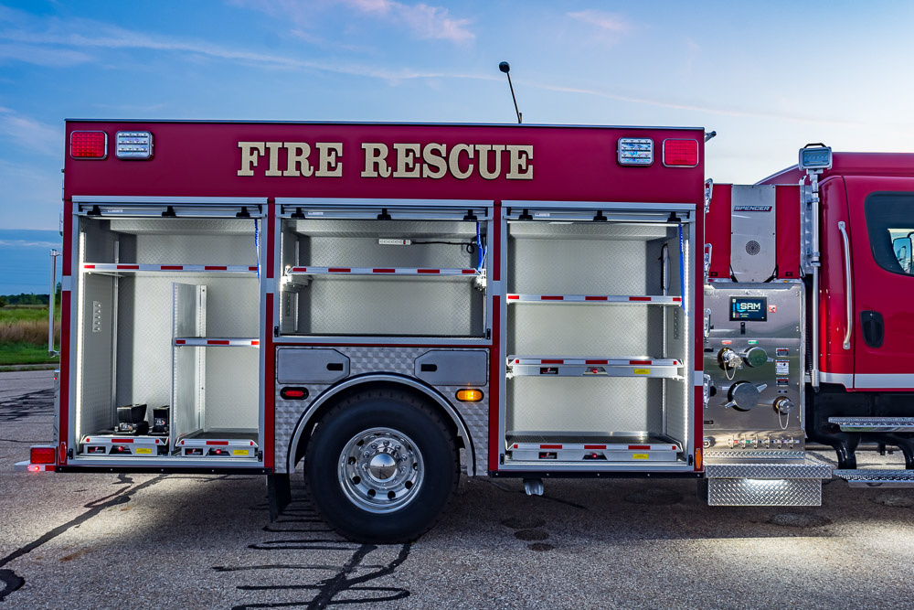 View truck: Lindsey Fire Department, OH - Spencer Fire Trucks