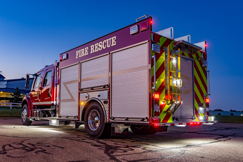 View truck: Lindsey Fire Department, OH - Spencer Fire Trucks