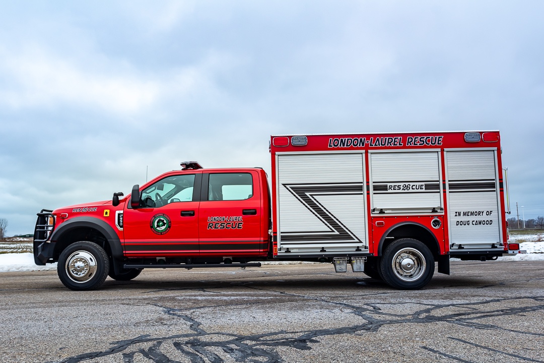 View truck: London/Laurel Rescue Squad, KY - Spencer Fire Trucks