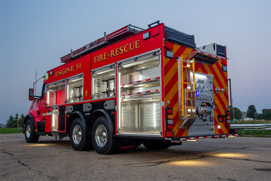 View truck: Madison Twp Fire/Rescue, IN - Spencer Fire Trucks