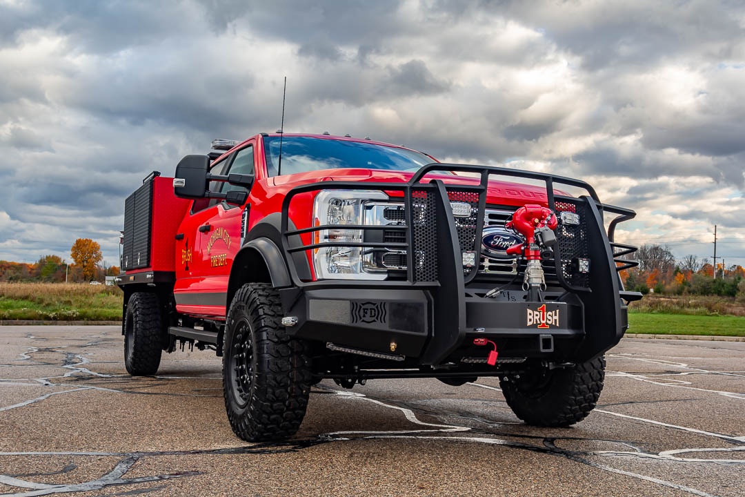 View truck: Michigan City FD, IN - Spencer Fire Trucks