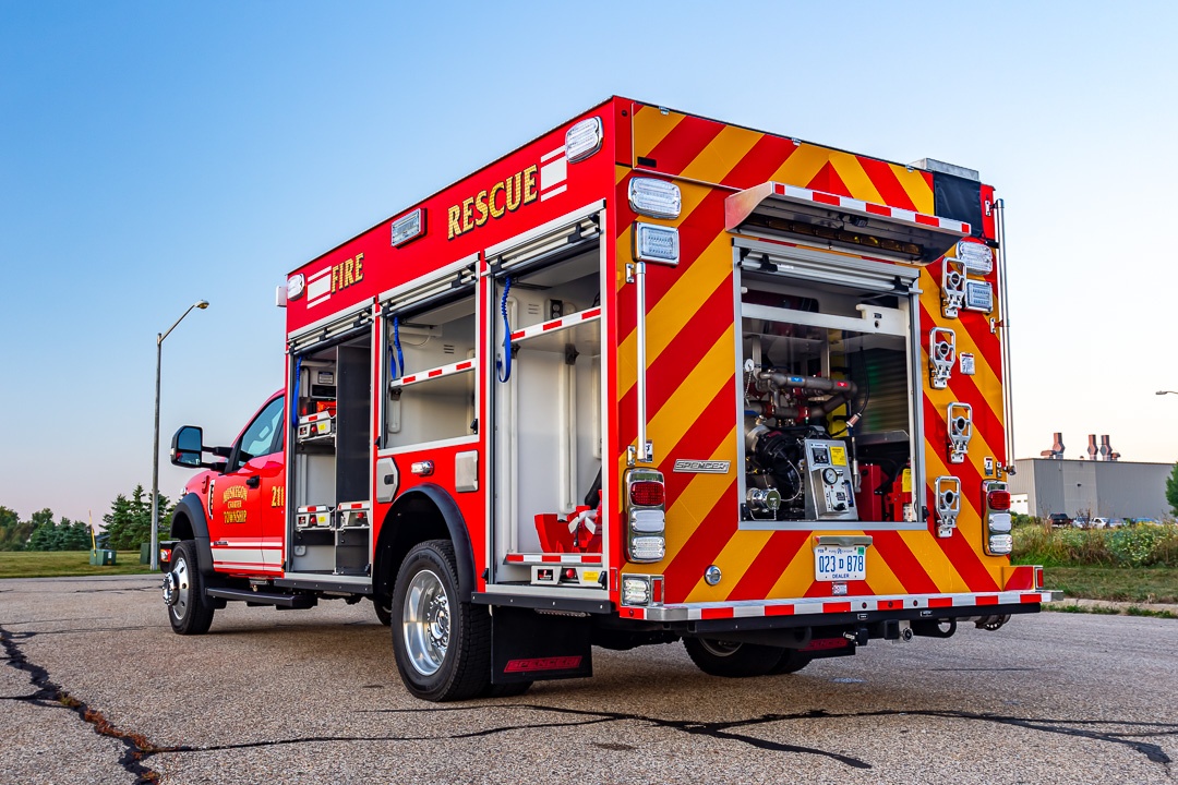 View truck: Muskegon Twp, MI - Spencer Fire Trucks