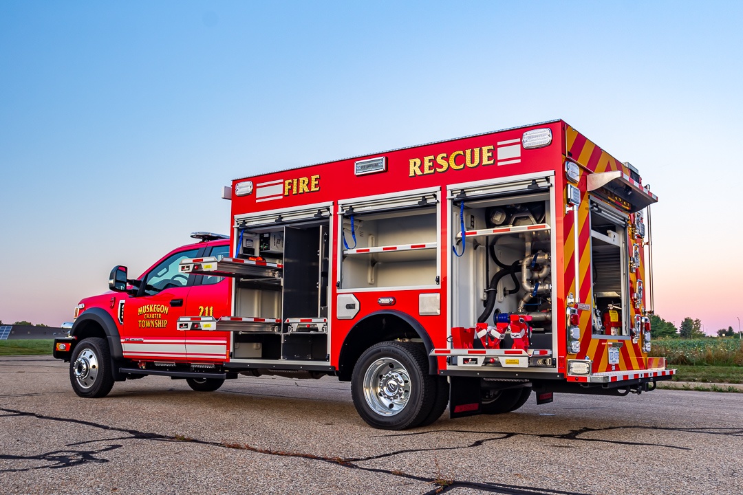 View truck: Muskegon Twp, MI - Spencer Fire Trucks