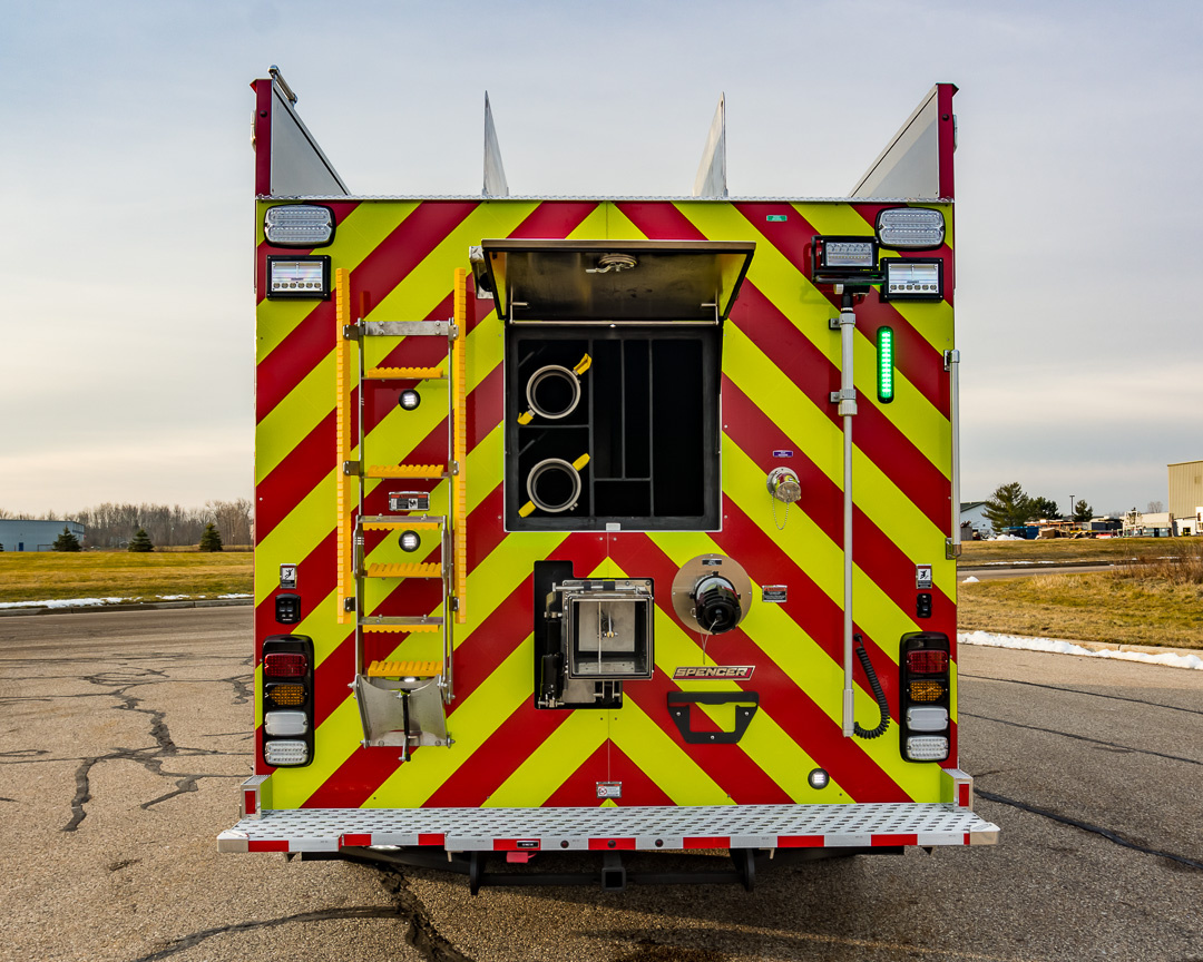 View truck: Raisin Township Fire Dept., MI - Spencer Fire Trucks