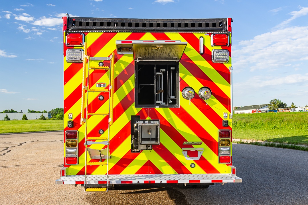 View truck: Springfield Township FD, IN - Spencer Fire Trucks