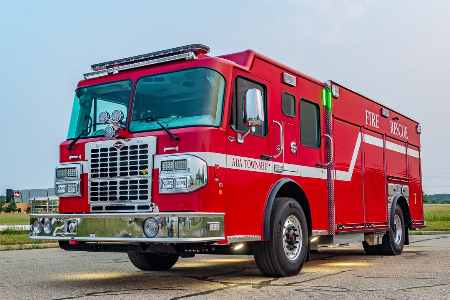 View truck: Ada Township Fire Department, MI - Spencer Fire Trucks