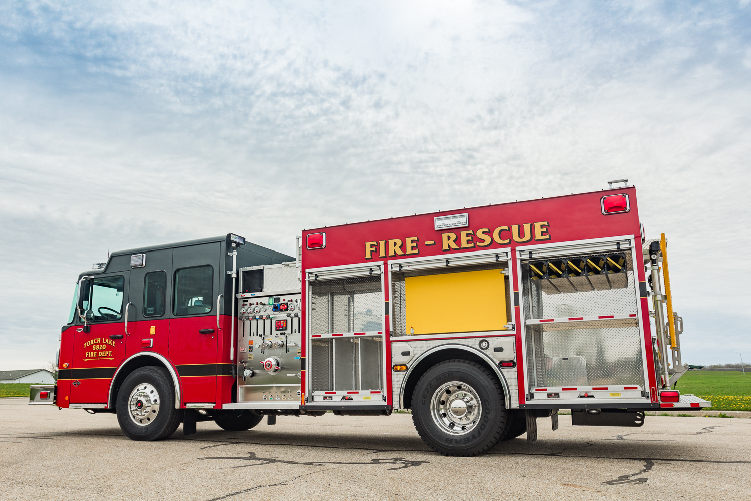 View truck: Torch Lake Fire Department, MI - Spencer Fire Trucks