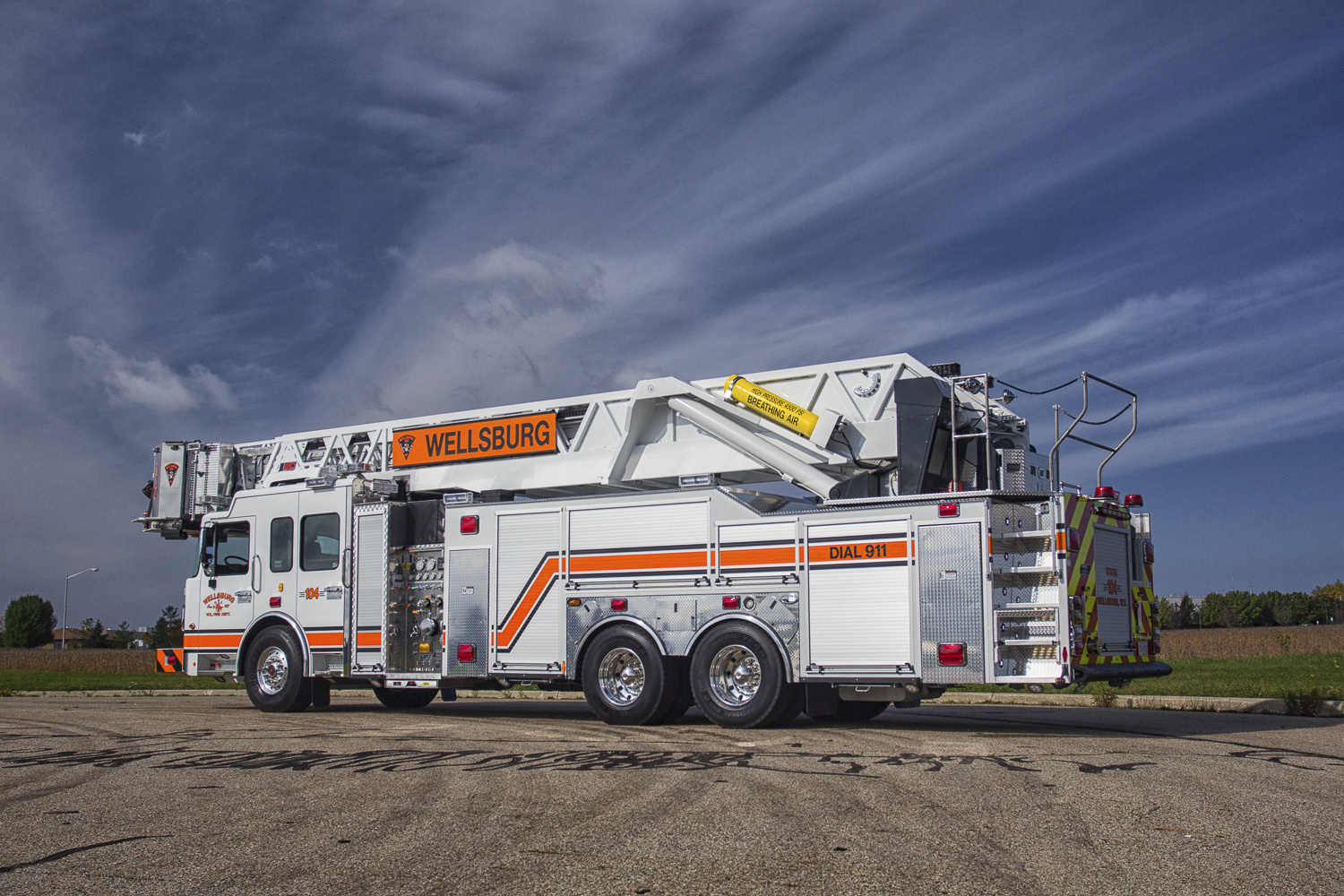 View truck Wellsburg Volunteer Fire Dept., WV Spencer Fire Trucks