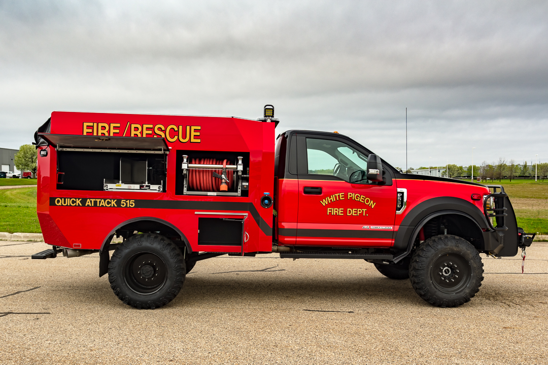 View truck: White Pigeon Fire Department, MI - Spencer Fire Trucks